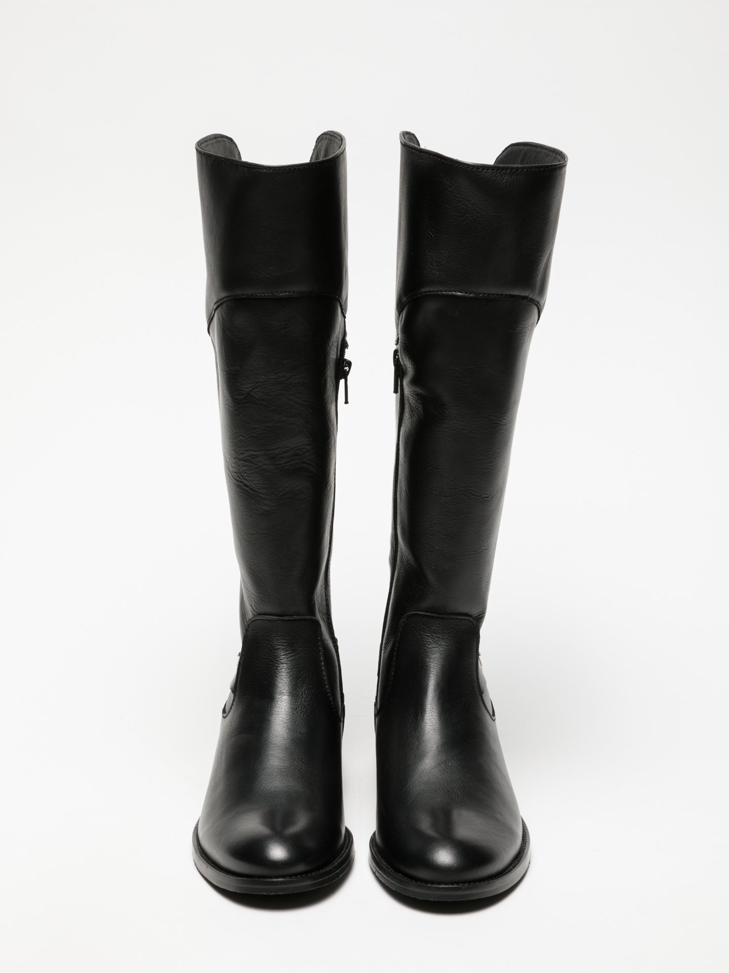 Foreva Botas de Cano-Alto em Preto